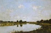 Eugene Boudin Deauville - O rio morto Spain oil painting artist